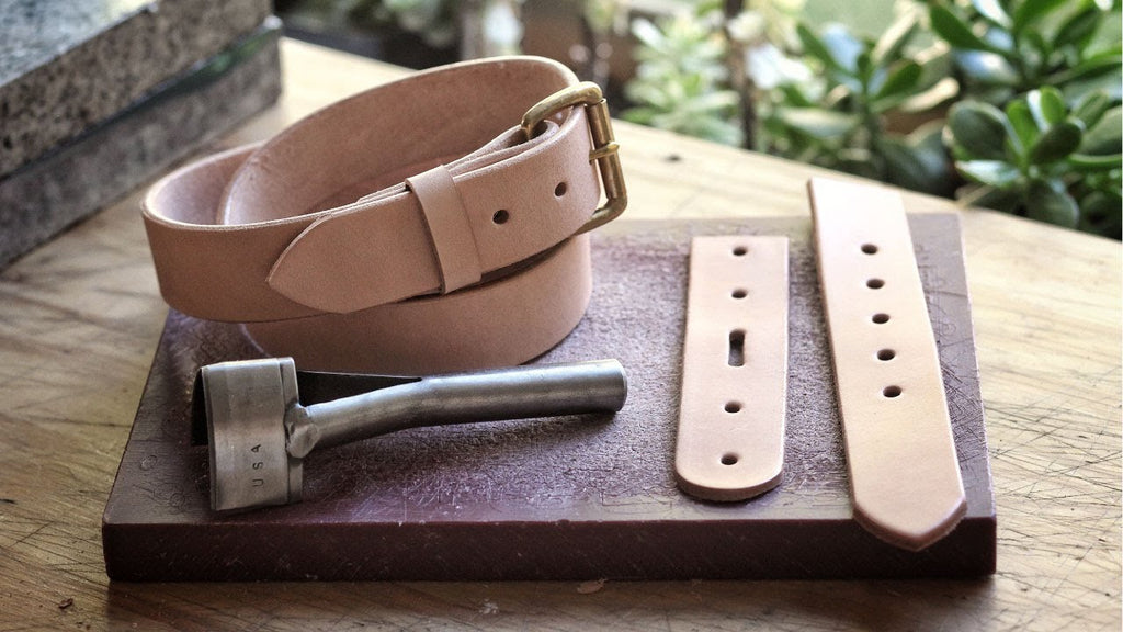 Set of Pre-cut Leather Blank Straps for DIY Leather Crafts LEATHER