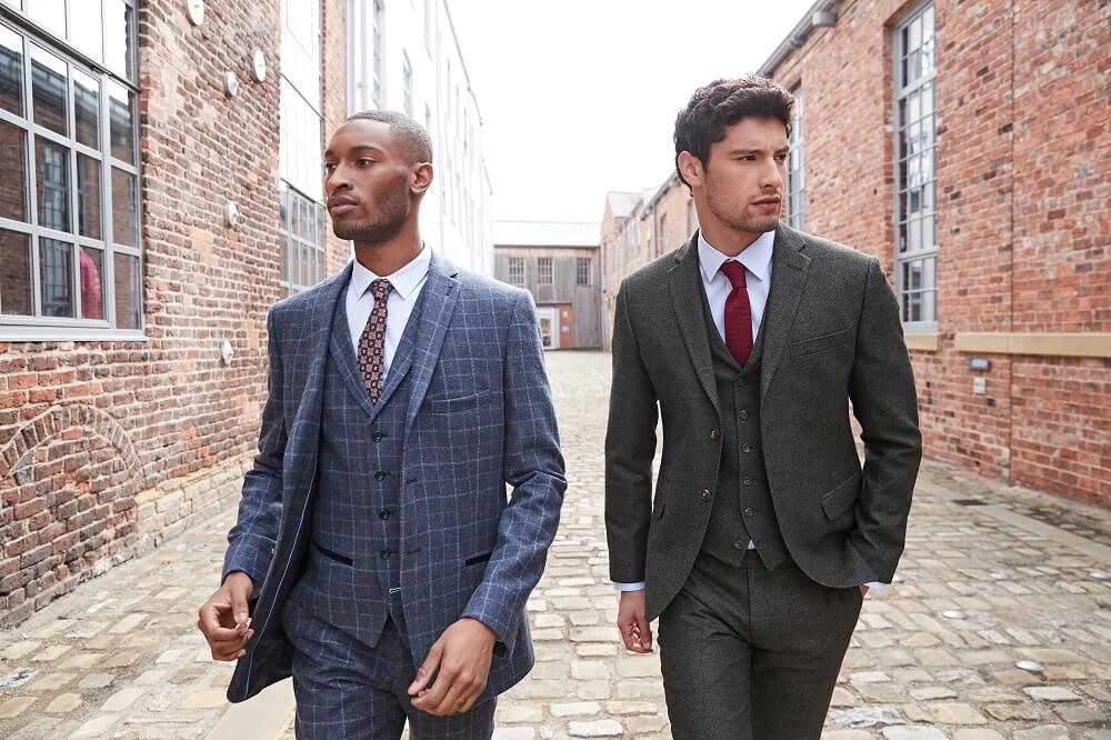 Men Suit Stylish Navy Blue Suit 3 Piece Suit Business Suit For Men Dashing  Suit Slim Fit. -  Portugal