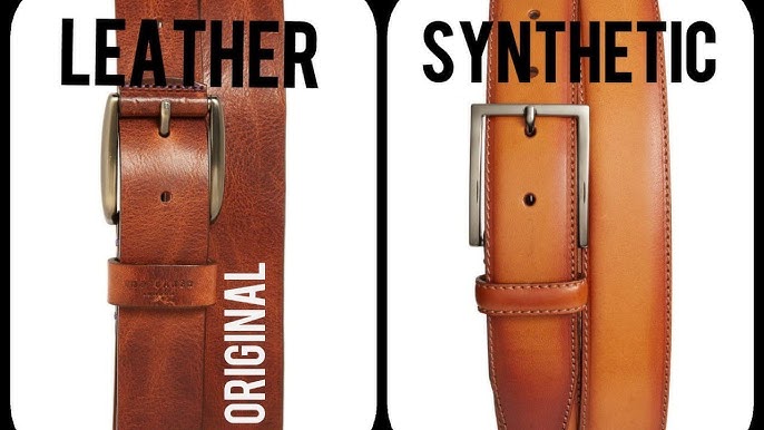 How to Spot a Genuine Leather Belt vs. Fake Leather