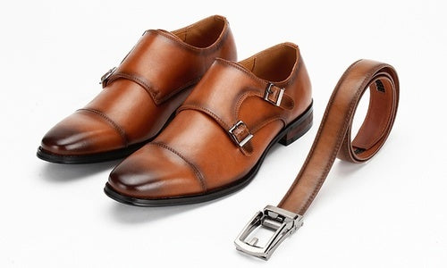 brown dress shoes with matching belt Browns too different with belt and shoe? : r/allenedmonds