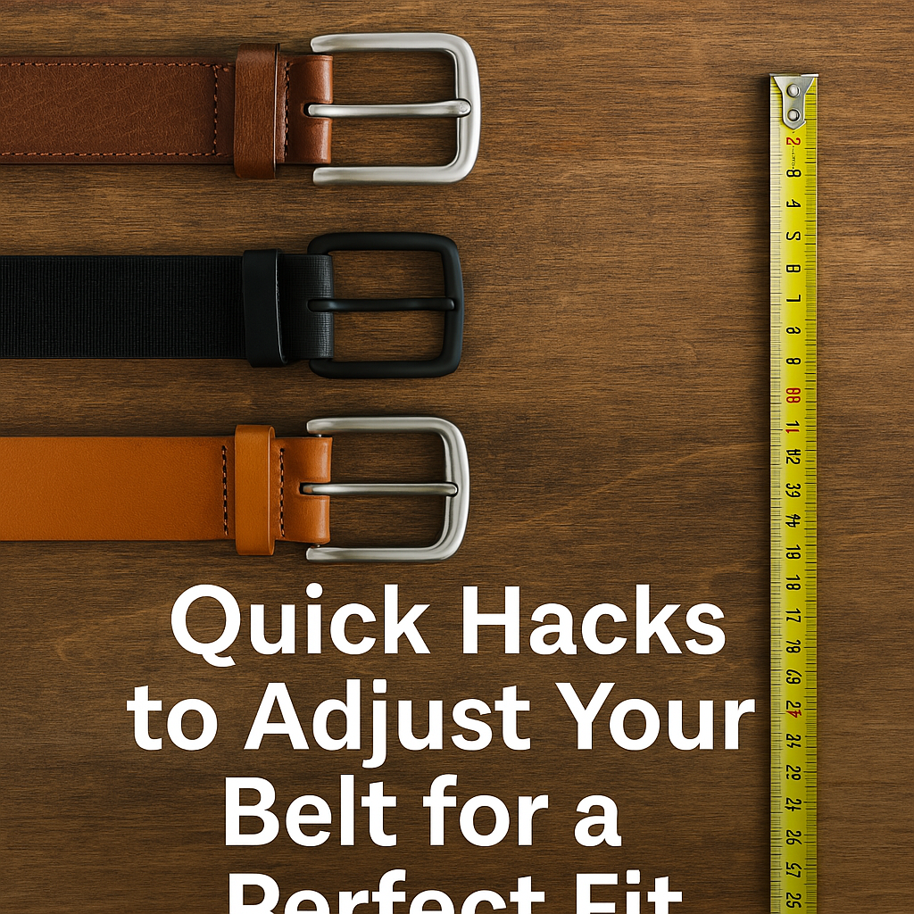 Quick Hacks to Adjust Your Belt for a Perfect Fit