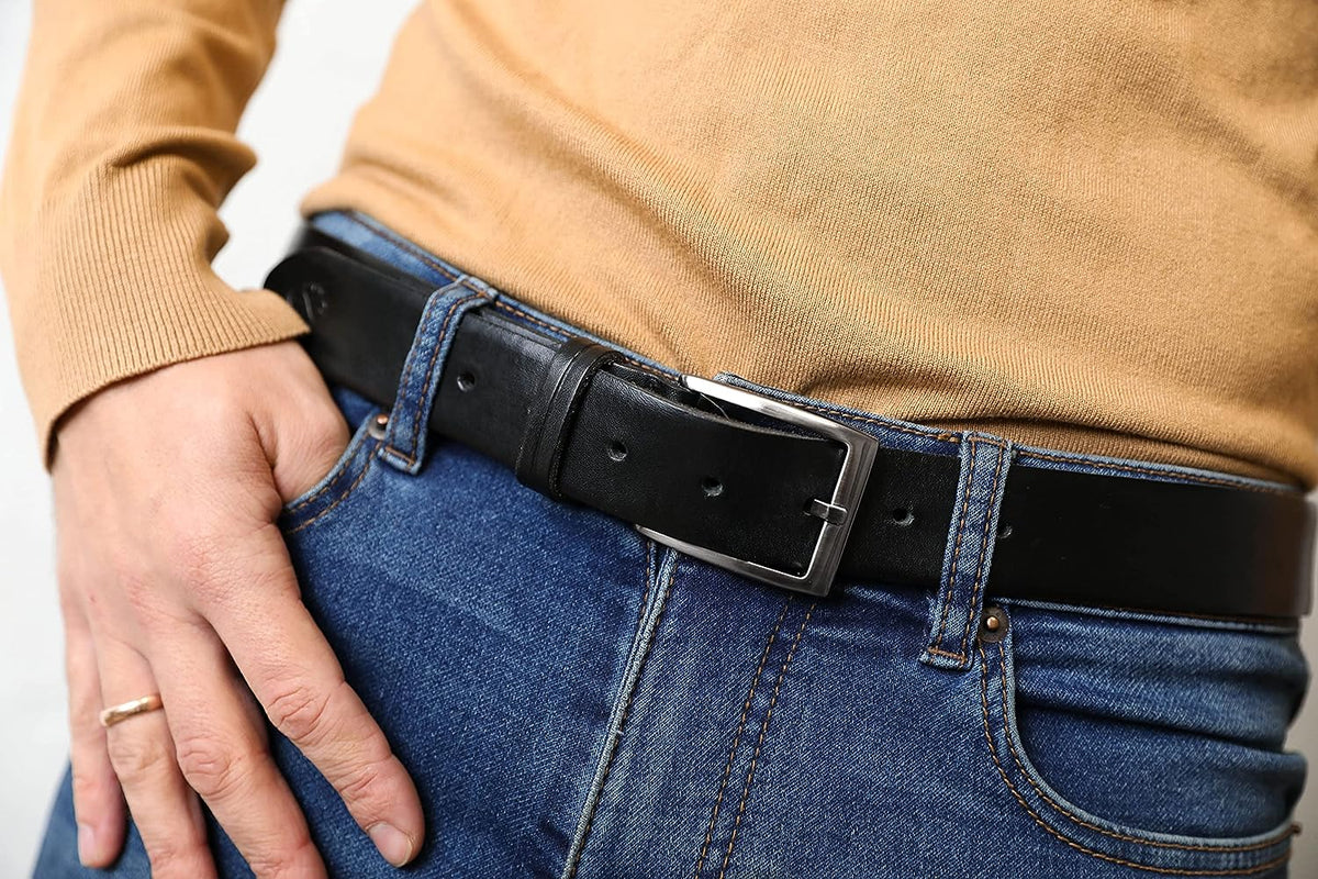 The Ultimate Guide to Men's Black Leather Belts for 2023