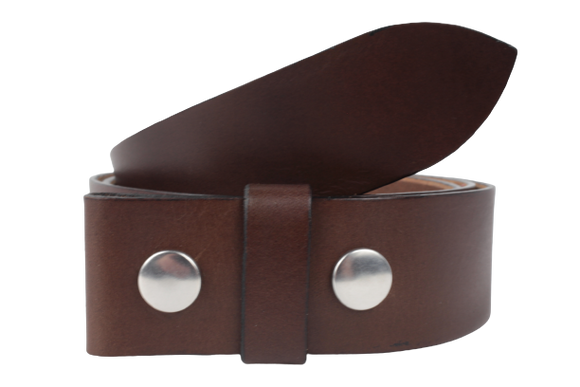 Chestnut Leather Belt Straps
