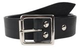 1 1 4" Inch Wide Black Leather Belt