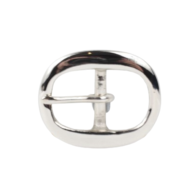 1 Inch 25mm Silver Oval Belt Buckle