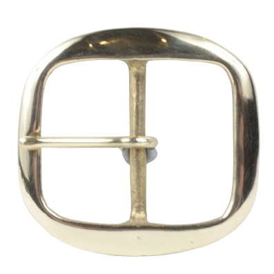 2 Inch 50mm Brass Oval Belt Buckle