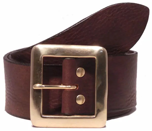 For Sale Brown Leather Belt | Brass Square 2 Inch Buckle – Buckle For Sale Brown Leather Belt | Brass Square 2 Inch Buckle – Buckle