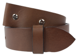 Replacement 1.25 Inch Brown Leather Belt Strap Chicago Screws