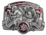 American Firefighters This Buds for You Belt Buckle
