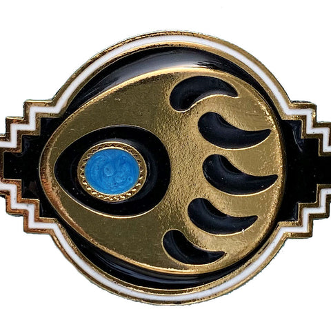 Bear Paw Gold Plated Bolo Tie