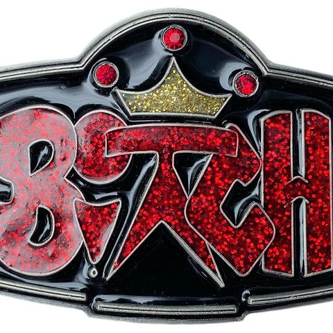 Bitch Crown Belt Buckle