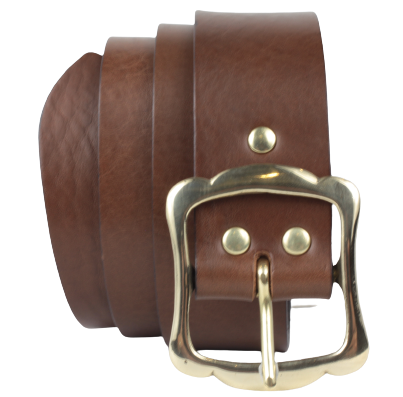 1.75 inch Leather Jean Belt