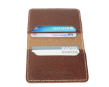 Brown Leather 4 Card Holder
