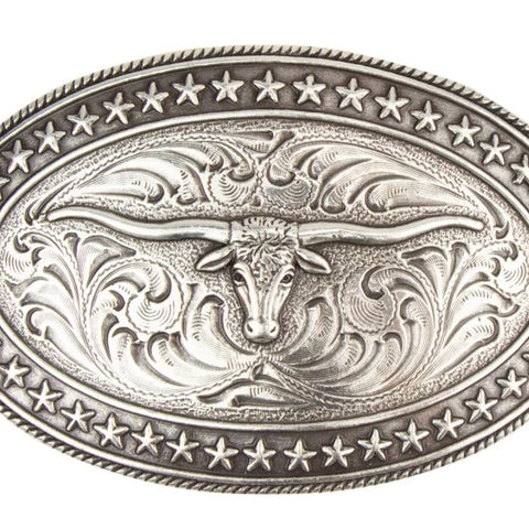 Bull Trophy Belt Buckle
