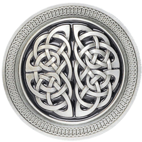 Celtic Knot Pewter Belt Buckle