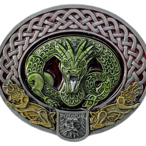 Celtic Nidhug Belt Buckle