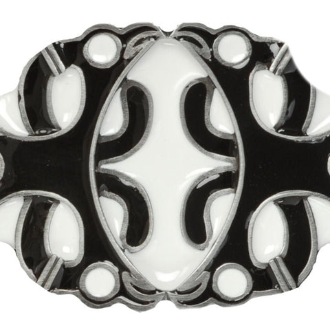 Celtic Two Birds Black Belt Buckle