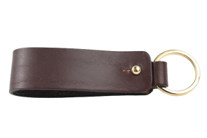 Chestnut Leather Keychain Holder