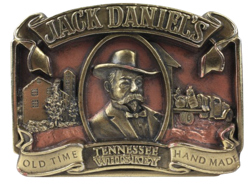 Copy of Jack Daniels Old Time Brass Gold Plated Belt Buckle