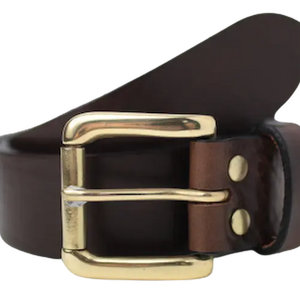 Dark Brown 1 1/2 Inch Jean Belt