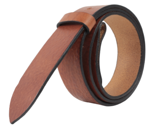 1.75 Inch 45mm Dark Tan Belt Strap for Removable Buckles Chicago