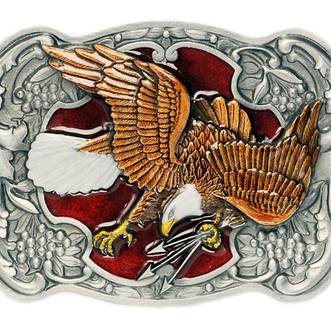 Eagle with Arrows Belt Buckle