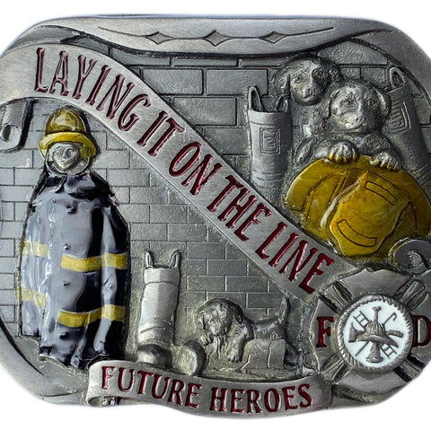 Firefighter Future Heros Belt Buckle