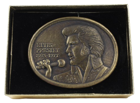 First Edition 1935 1977 Elvis Presley Belt Buckle
