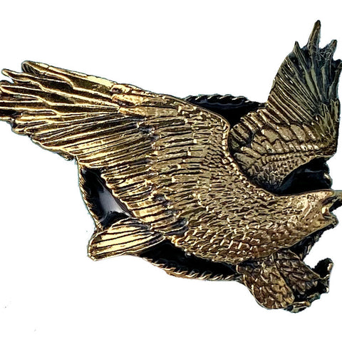Flying Eagle Gold Plated Bolo Tie