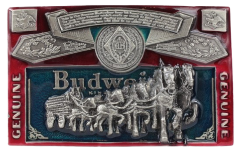 Genuine Budweiser Shires Belt Buckle