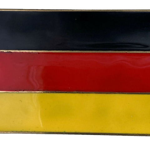 German Flag Belt Buckle