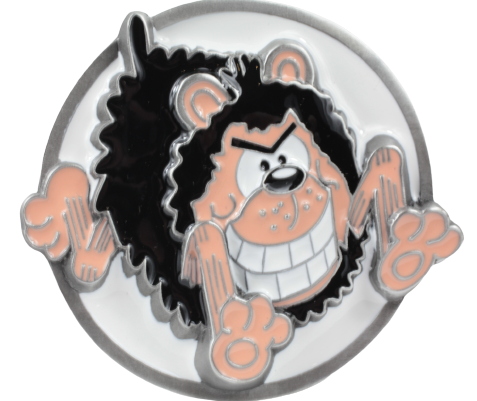 Gnasher Round Belt Buckle