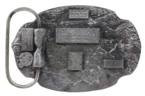 Harley Davidson An American Legend Belt Buckle Back