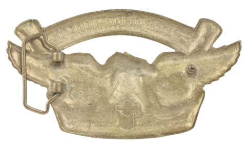 Harley Davidson An American Legend Shield Belt Buckle Back