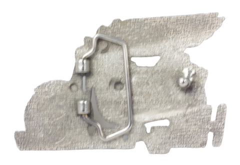 Harley Davidson Winged Silver Belt Buckle Back