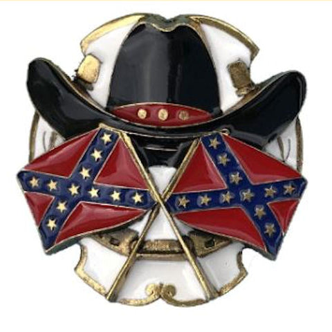 Hat Flags Gold Silver Plated Bolo Tie