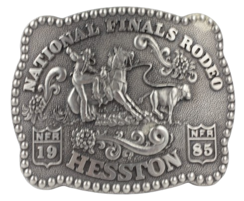 Hesston National Finals Rodeo NFR 1985 Belt Buckle