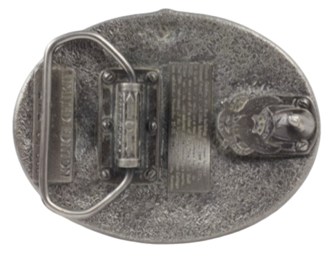 Hesston 1909 to 1984 Limited Edition The Truth Shall Make You Free Belt Buckle Back