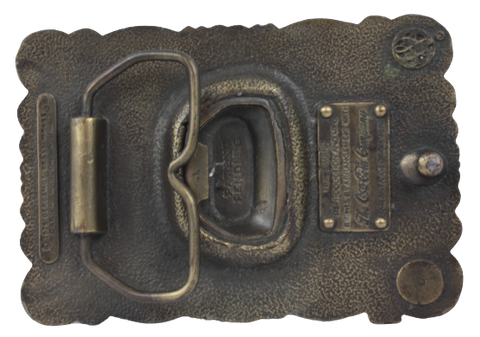 Vintage Coca Cola Belt Buckle Back