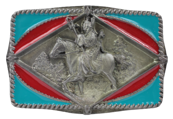 Indian Horse Belt Buckle