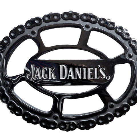 Jack Daniels Cut Out Chain Belt Buckle