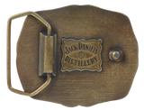 Jack Daniels Distillery Old No 7 Brand Whiskey Belt Buckle Back