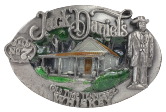 Jack Daniels Old No 7 Old Time Tennessee Whiskey Belt Buckle