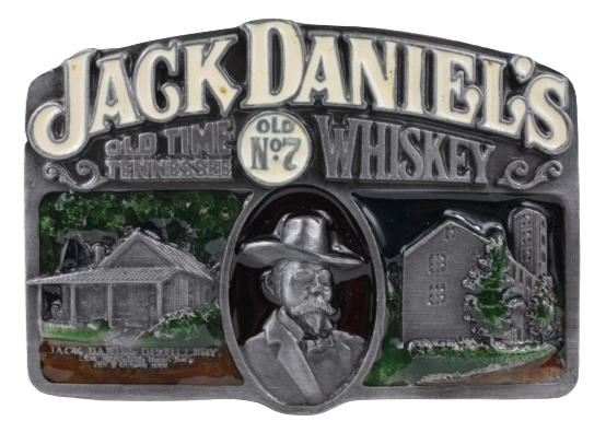 Jack Daniels Old No 7 Old Time Whiskey Belt Buckle