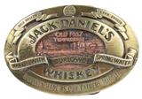 Jack Daniels Old No 7 Tennessee Gold Copper Plated Belt Buckle