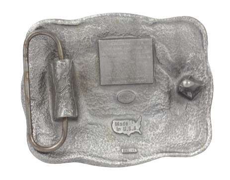 Jack Daniels Oldest Registered Distillery Barrels Belt Buckle Back