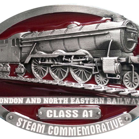 L N E R A1 Steam Train Belt Buckle
