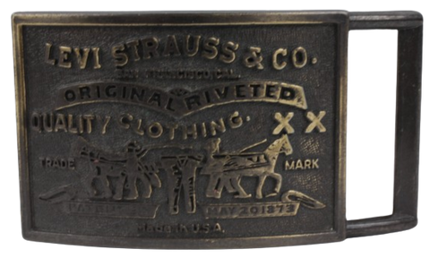 Levi Strauss & Co Made in the USA Belt Buckle