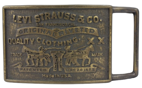 Levi Strauss & Co Original Riveted Belt Buckle