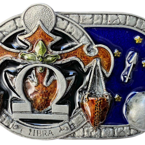 Libra Star Sign Horoscope Belt Buckle